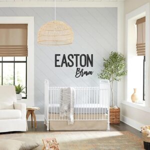 First and Middle Name Signs for Nursery Wooden Name Signs for Kids Room Personalized Name Sign
