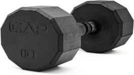 CAP Barbell Coated Hex Dumbbell Weight - Single | 10-120 lbs | Multiple Options